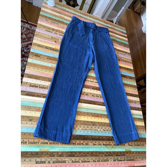 Closed Denim 28 High Waist Straight Leg Med Wash Belted Jeans Denim Milla - Picture 5 of 15